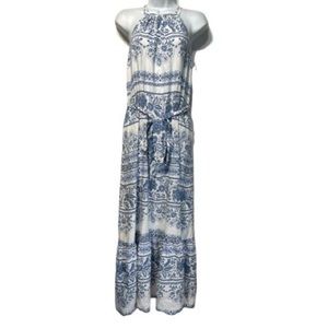 Loft Plus Garden Ruffle Maxi Dress-Size 20